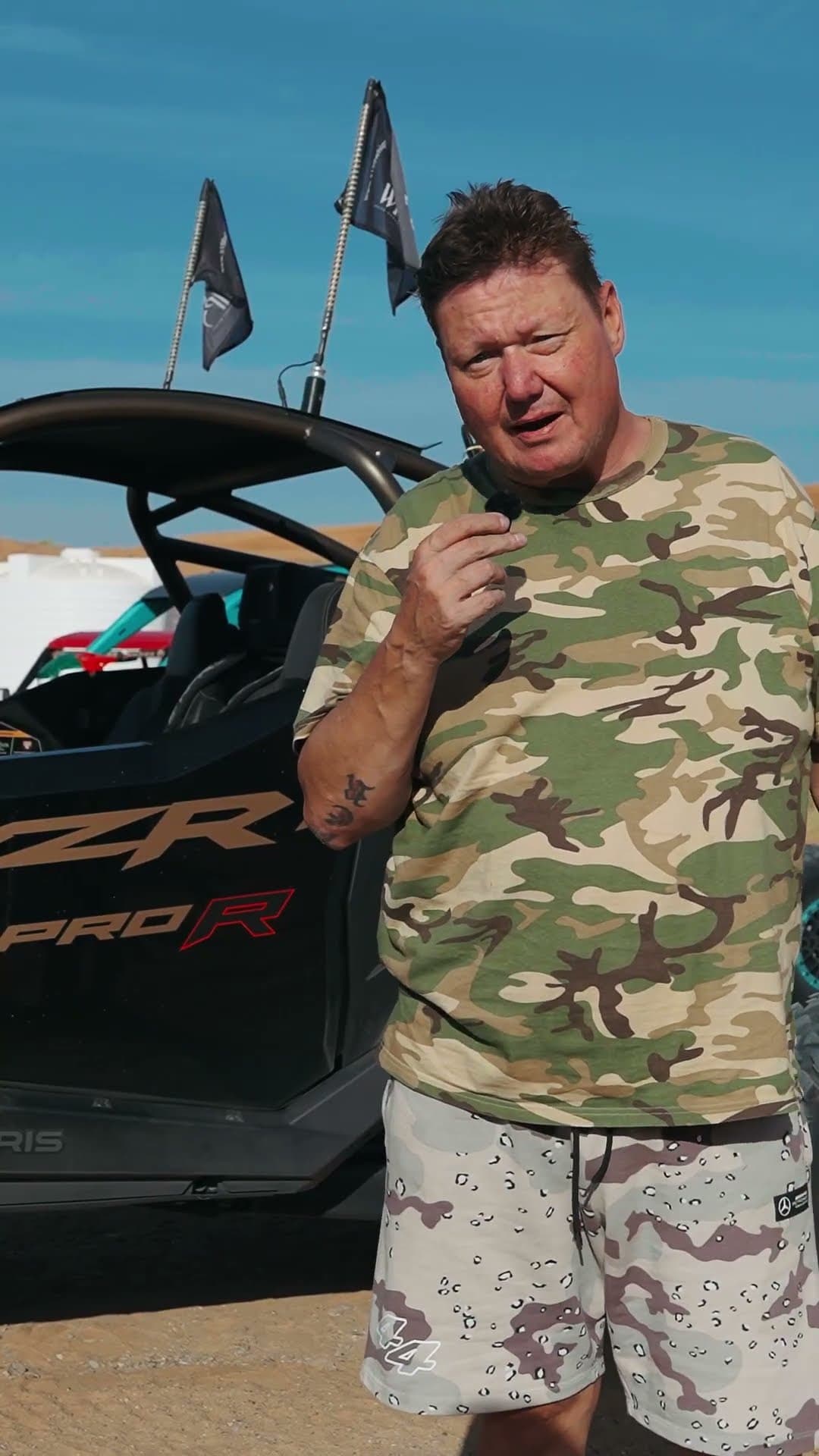 Polaris RZR Pro R in the desert